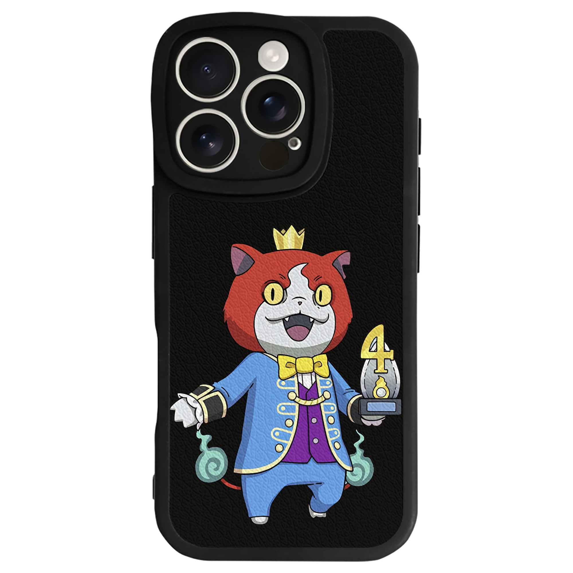 （画像用） 妖怪ウォッチ Yo-kai Watch 【iPhone 16シリーズ対応】シリコンスマホケース（レザー調） 材質：シリコン